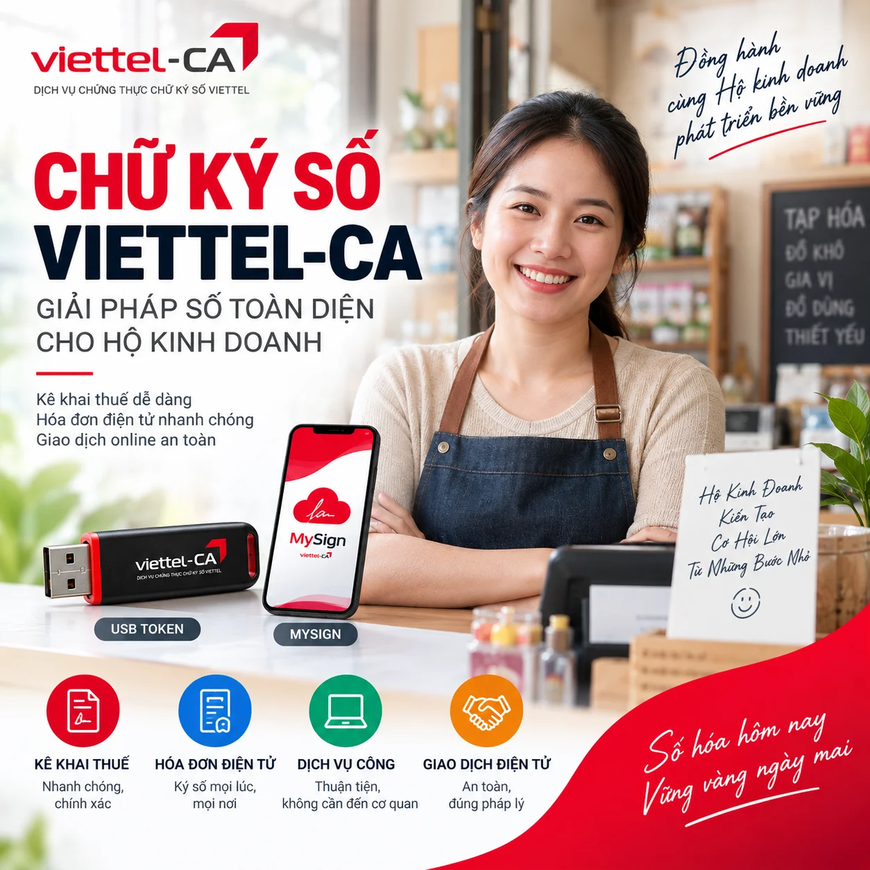 Chữ ký số Viettel-CA cho hộ kinh doanh